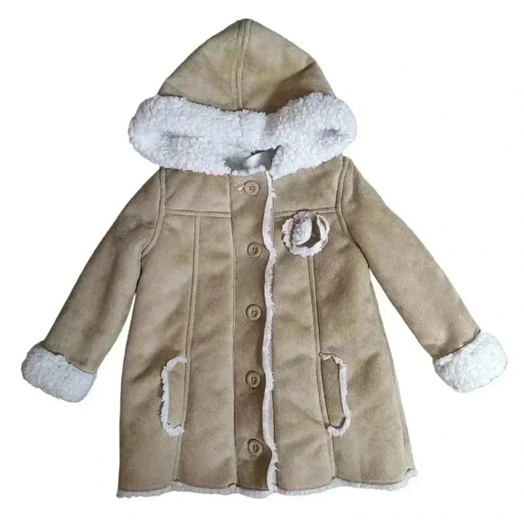 Crazy 8 faux shearling coat - Picture 1 of 2